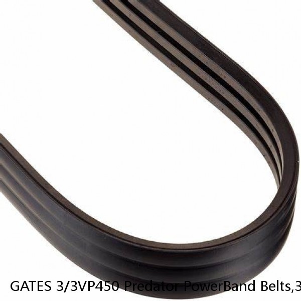 GATES 3/3VP450 Predator PowerBand Belts,3/3VP450